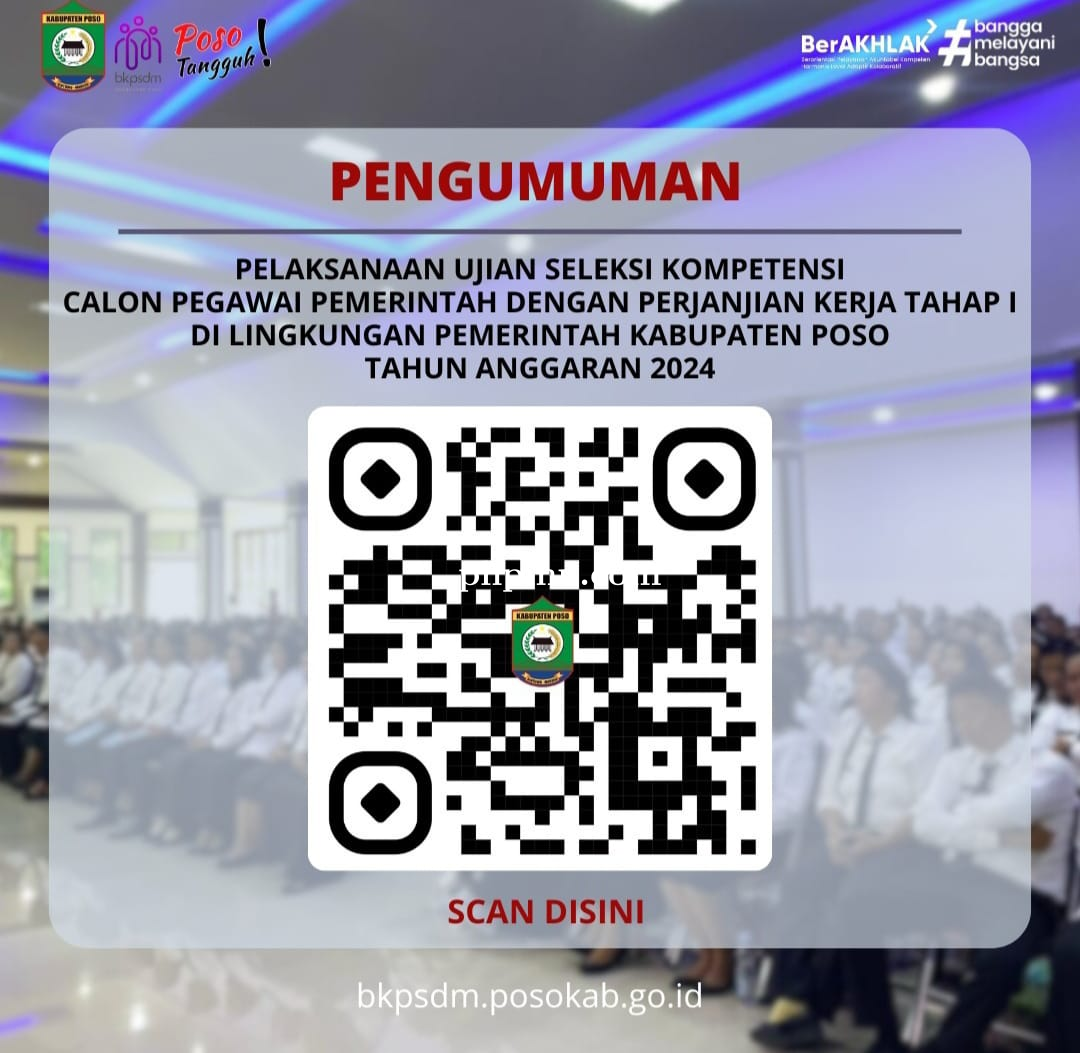 PELAKSANAAN UJIAN SELEKSI KOMPETENSI CALON PEGAWAI PEMERINTAH DENGAN PERJANJIAN KERJA TAHAP 1 DI LIN